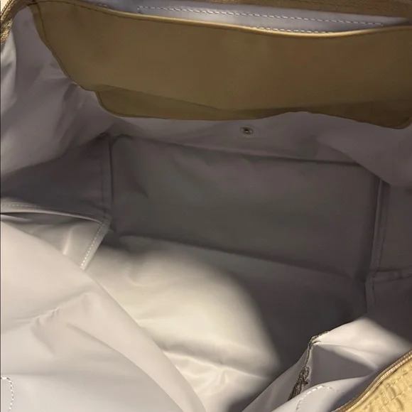 Longchamp nylon olive green top medium handle tote bag - Picture 4 of 7